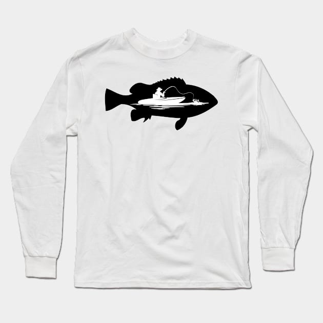 Boat Fishing Long Sleeve T-Shirt by Wild Catch